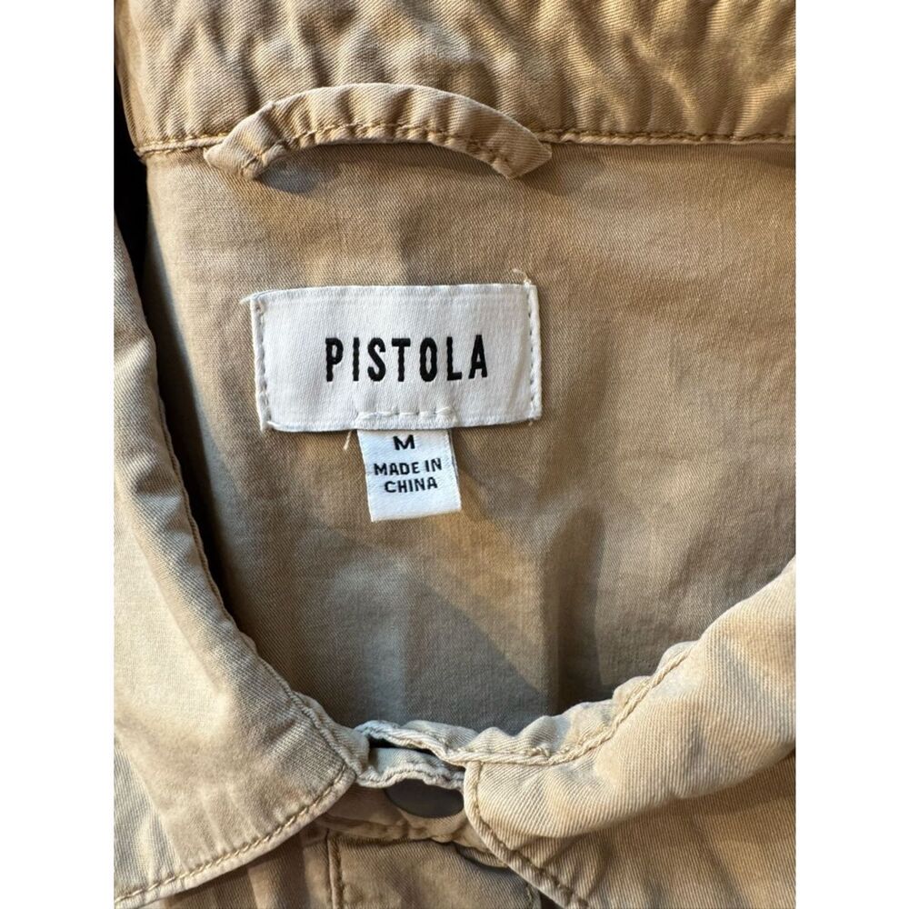 PISTOLA Women's Rosie Khaki Sleeveless Mini Dress Size Medium - Picture 11 of 12